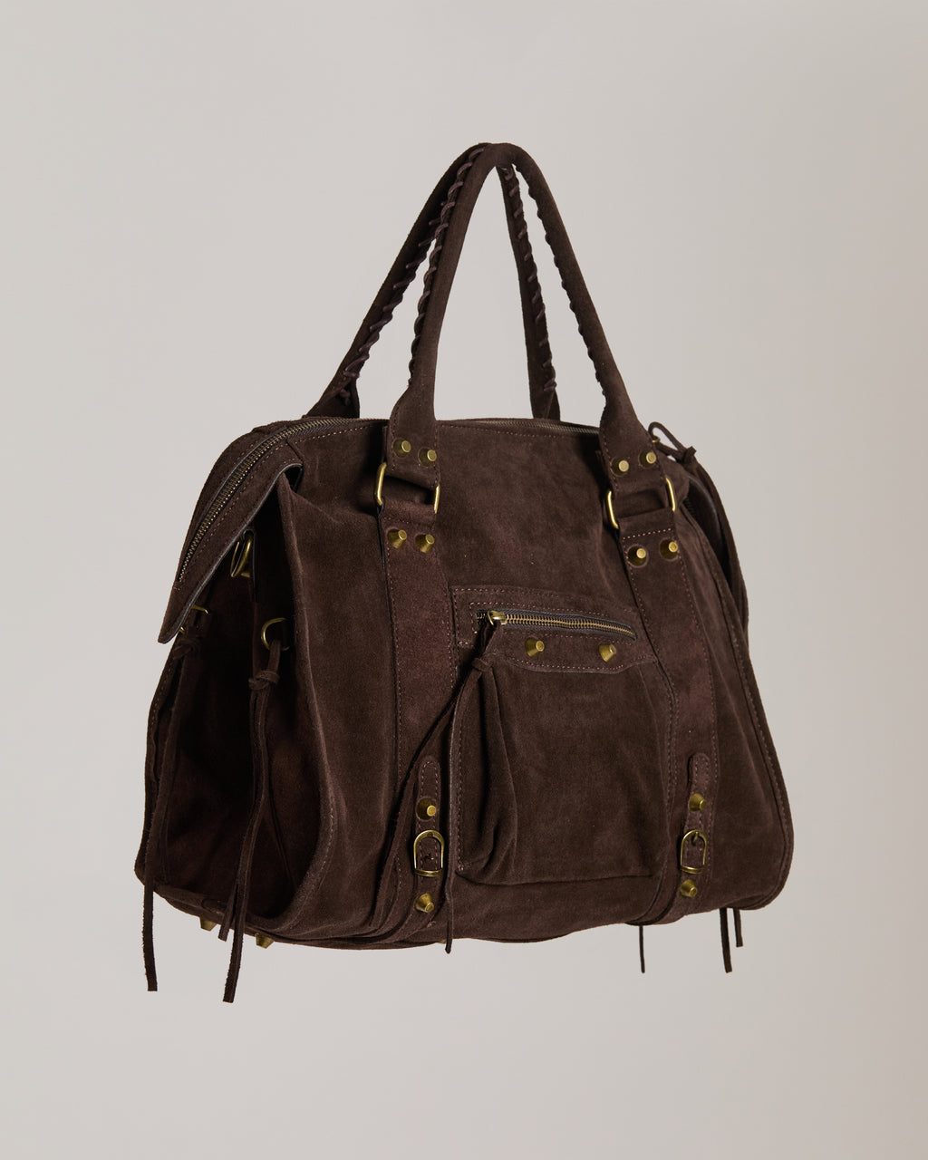 Borsa Suede Sabbia