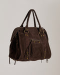 Borsa Suede Testa Di Moro